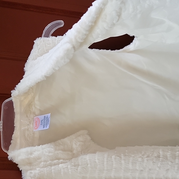 Wonder Nation White Soft Fleece Vest XL 14/16 - Picture 5 of 11